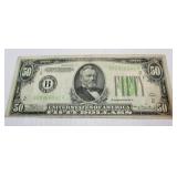 1934 Fifty Dollar Federal Reserve Note