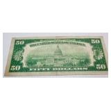 Rear of 1934 Fed. Reserve Note