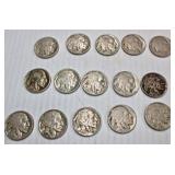 15 Buffalo Nickels