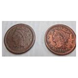 1849 & 1851 Large Cents