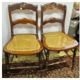 Pair of Matching Roseback Chairs