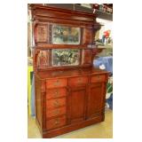 Cherry Buffet w/ Mirror