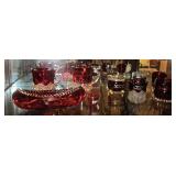 Ruby Souvenier Glass