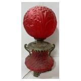 Satin Glass GWTW Lamp-Electrified