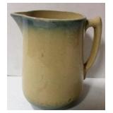 Stoneware Pitcher w/ Blue Band