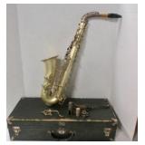 Vintage Saxophone w/ Case
