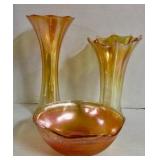 Carnival Bowl & Vases