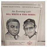 Bill White/Yogi Berra Autographed Program