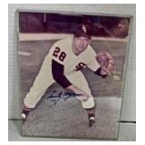 Early Wynn AutogrMickey Mantle Inscribed Autographed Photoaphed Photograph