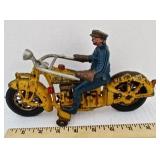 Hubley Indian Motorcycle w/ Rider