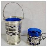 Sterling Pieces w/ Cobalt Inserts