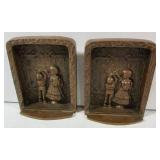 Bronze Bookends