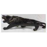 Black leopard Carving