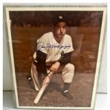 Joe DiMaggio Autogrpahed Photo
