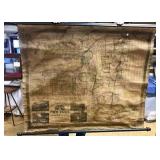 Vintage New York State Map