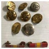 Military Buttons & Bars