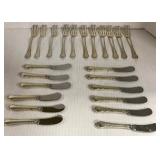 Sterling Silver - Service for 12 - Total Weight- 90 ounces