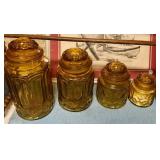 Amber Cannister Set