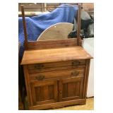 Maple Washstand / towel bar