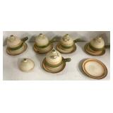 Soup Soups w/ saucers Dishes
