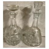 Decantuers w/ ground stoppers