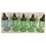 Depression Glass Salt & Peppers