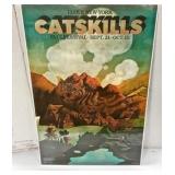 Original Milton Glaser Catkills Poster
