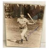 Joe DiMaggio Autographed Photo