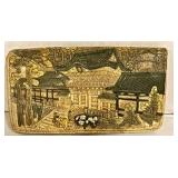 Leather Purse w/ Asian Motif