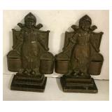 bookends w/ Dutch Motif