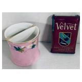 Moustache Cup & Tobacco Tin