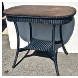 Wicker Library Table