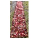 Oriental print runner