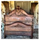 Walnut 3 Pc. Bedroom Set-Bed