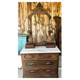 Matching Marble Top Dresser