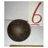 3 lb. Revolutionary War cannon ball