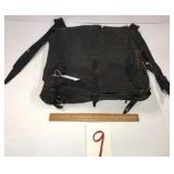 Civil War oil cloth back pack
