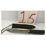 Green River knife w/handmade sheath (Gettysburg)