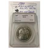 1900 Lafayette silver dollar - MS-64 grade