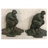 "Thinker" Bookends