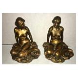 Art Deco Nude Bookends