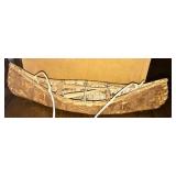 Miniature Bark Canoe