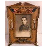WW I Photo Frame w/ Picture