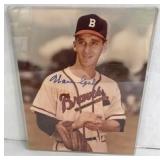 Warren Spahn Autographed Photo