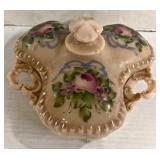 Custard Glass Candy Dish