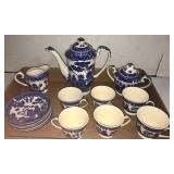 Oriental Motif Tea Set