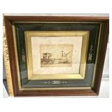 Early "Fawn" Locomotive Print 