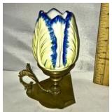 Candle Lamp w/ Floral Shade