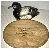 Bottom of Base on Carving