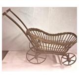 Wicker Doll Carriage